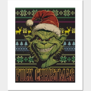 F Christmas Posters and Art